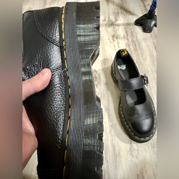Dr. Martens Black AirWair Mary Jane’s with Bouncing Souls - Picture 3 of 7